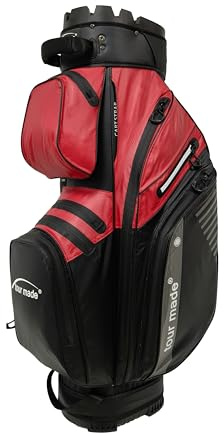 Tour Made Golf Bag Cart Bag without Rattle I Large Cooling Compartment I Men & Women I Golf Bag with Organiser I Continuous Club Compartments