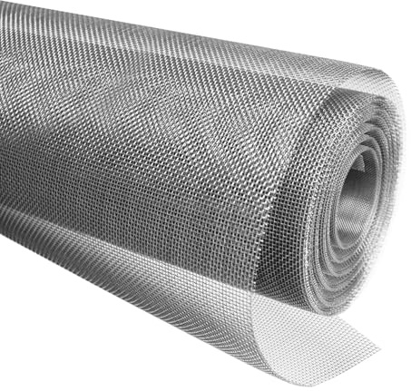 Stainless Steel Mesh, 30x250cm Rodent Mesh for Vents Cover, Air Brick, Pest Proofing Easy to Cut and Install 1mm Aperture for Home Kitchen Garden