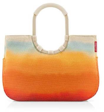 reisenthel loopshopper L mesh tropical – Stabile Tasche mit praktischen Fächern aus recycelten PET-Flaschen – Charmantes und wasserabweisendes Design