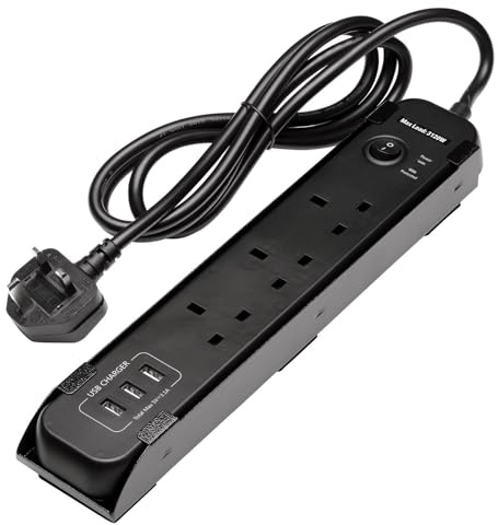Draper 31713 BUNKER UK Power Strip with Magnetic Holder