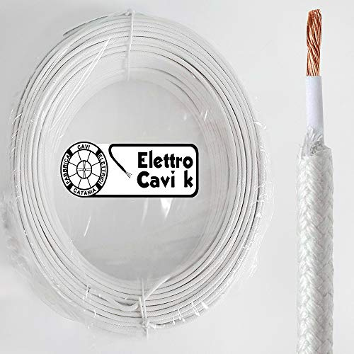 ® ELETTRO CAVI K - CAVO FG4T2 1x2,5 MM² PER ALTE BASSE TEMPERATURE 180° IN SILICONE VETROSILICONE IN RAME 10 METRI