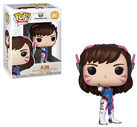 Funko POP! Games: Overwatch-D.Va Collectible Figure - Vinyl-Sammelfigur - Geschenkidee - Offizielle Handelswaren - Spielzeug Für Kinder und Erwachsene - Video Games Fans - Modellfigur Für Sammler