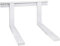 ARLI Mikrowellenhalterung weiss – Wandhalterung für Mikrowelle Grillofen bis 35 kg Ablage Mikrowellen Wandhalter Regal Halter Inklusive Befestigungsmaterial