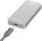 SABRENT Portable SSD 256GB, Festplatte extern NVMe USB 3.2 Gen 2 1000 MB/s Lesen, USB 3.2 Kabel Typ C zu Typ A und Typ A zu Typ C enthalten, Externe M.2 SSD Aluminiumschale, Silber (SB-256-PRO)