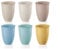 Guzzini - Tierra, Set di 6 Bicchieri Alti, Tumbler in Plastica Riciclata - Multicolore 9,8xh12,4 cm | 520 cc - 17950252