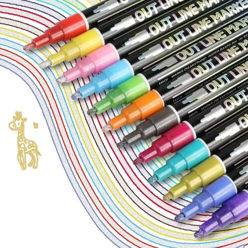 Acrylstifte für Steine Bemalen Set 16 Steinmalstifte Wasserfest Acrylfarben Marker zum Steinmalerei Stein Holz Textil Keramik Glasmalstifte Lackstifte - Multimarker Acryl Painter Steinmalstifte
