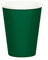 Zeus Party Bicchieri Carta Tinta Unita (Verde Scuro)