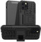 Handy Tasche Kompatibel mit Apple iPhone 12/12 Pro | Case Panzer Hülle Cover Schutzhülle Etui Bumper für iPhone 12/12 Pro | Schwarz