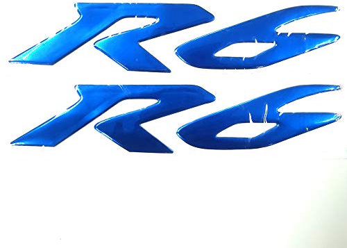 Blauer 3D-Logo-Aufkleber für Yamaha YZF R6