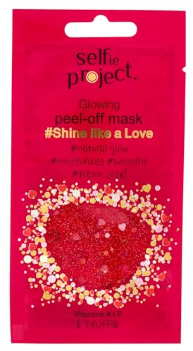 Selfie Project Glowing Peel-Off Mask #Shine like a Love, 12 ml