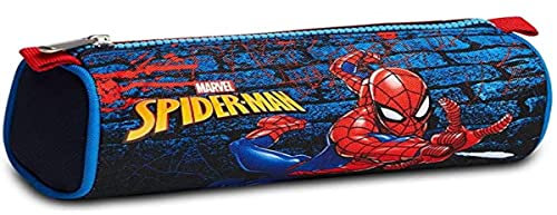 Porte-stylo SPIDER MAN, CRIME FIGHTER, bleu, école et loisirs