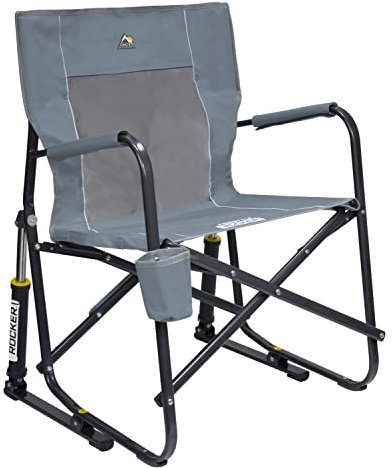 GCI Outdoor Freestyle Rocker Portable Rocking Chair & Outdoor Camping Chair, Mercury