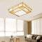 Japanische Deckenleuchte Deckenlampen LED Lampen japanische Wohnzimmer Licht Protokolle Deckenlampen Japanisch Stil Lampe Fernbedienung stufenlose Dimming Led Deckenleuchte Massivholz Lampe