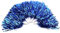Jenngaoo 6 Stück Cheerleader Poms, Kunststoff Pompons Cheer mit Kunststoffgriffen für Party Tanz Sport Cheering Squard Team(Blau)