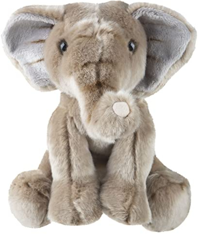 VFM - Safari Elephant 30cm Plush Premium Lifelike Toy - Natural World Collection