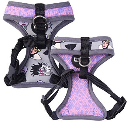 CERDÁ LIFE'S LITTLE MOMENTS - for Fan Pets | Disney Villans XS-S Hundegeschirr - Offizielle Disney-Lizenz
