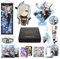 MOTAO Genshin Impact Box Kaveh Merch Ensemble de produits : poupée en peluche, affiche, taie d'oreiller, figurine de support, bracelet, badge, porte-clés, porte-cartes et 30 cartes Lomo, 50