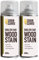GRAIN GUARD Wood Stain Aerosol | Light Oak | Water Based Stain| Easy Spray Application | Quick Dry | 2 x 400ml