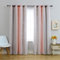 Anytime Dream Star Verdunkelungsvorhänge für Kinderzimmer, Mädchen, Prinzessinnen-Vorhang für Tochter, Schlafzimmer, Fenster (Rosa-Grau, 1 Bahn, B 132 x L 160 cm)