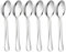 HaWare Esslöffel, Edelstahl Löffel 6er Set, 20,5cm Suppenlöffel Tafellöffel, Elegantes & Modernes Menülöffel Besteck Set für Zuhause/Restaurant/Party, Hochglanzpoliert & Spülmaschinenfest