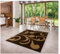 MDEKOR Teppich für Wohnzimmer Schlazimmer Esszimmer 140x190 Braun ÖKO-TEX Kurzflor Wohnzimmerteppich
