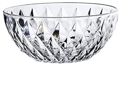 SUNMME Ensaladeras Ensaladera de plástico Vajilla Frutas Verduras Acrílico Tazón Transparente Cena Redonda Vajilla de Cocina Utensilios de Cocina de Varios tamaños