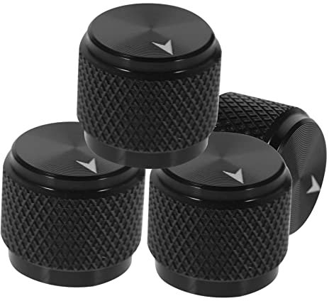 Abaodam 16stücke Aluminium Legierung Gitarren Lautstärke Knöpfe Rutschfeste Ersatzteile Für Gitarre Langlebig Und Installieren Für Präzise Lautstärkeregelung