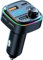 SDMAX Bluetooth Adapter for Car, Car MP3 Player, Bluetooth FM Transmitter, Wireless Bluetooth Car Adapter, LED Display, Hands-Free Calling, USB Charging