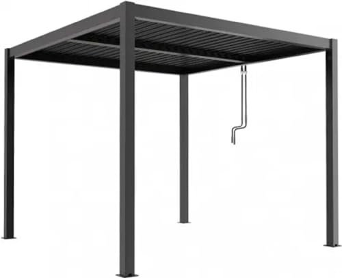 Cosma GA802122 - Pergola Bioclimatica 3 x 3 x 2.5 metri Grigio Scuro