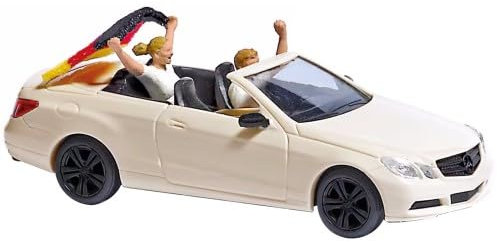 Busch Mercedes Benz E-Klasse Cabrio Fußball-Fieber | Modellauto 1:87#41674