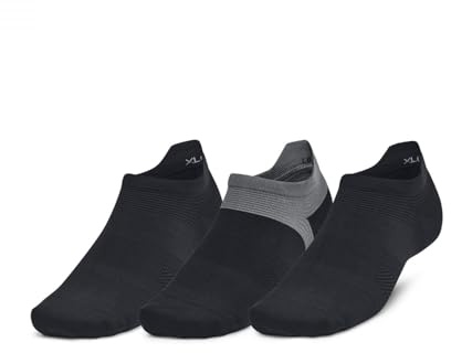Under Armour AD Run Lite NS Socken, Unisex, für Erwachsene, Schwarz, M