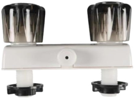 Rubinetto Per Doccia Esterna Per, Rubinetto Per Vasca Da Bagno Per Con Deviatore Per Doccia | Rubinetto Per Doccia Per Roulotte Da Campeggio | 2 Pulsanti, Sostituzione Facile Da Installa
