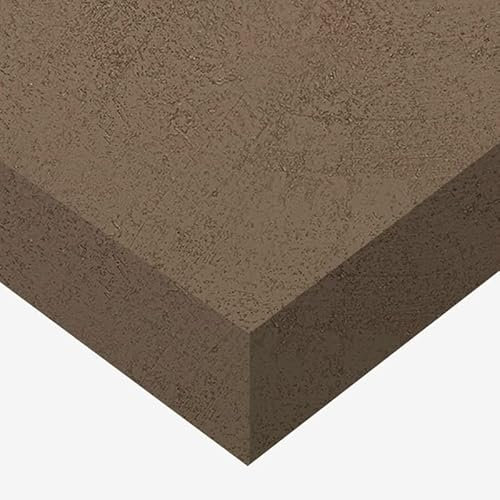 DIMEXACT - Papier Peint adhésif Effet crépi Taupe Eco - 122 cm x 2 m - en Rouleau