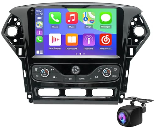 9 Android 14 CarPlay GPS Haupteinheit Autoradio Für F-ord Mondeo MK4 2011 2012 2013 Radio GPS Navi Bluetooth Auto Multimedia Player Touchscreen FM / AM Radio Audio Video WiFi DSP DVR USB(Size:M700S)