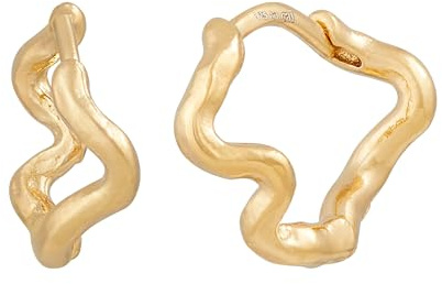 cai Damen Creole 925/- Sterling Silber 1,2cm Glänzend ohne gelb 358215830V