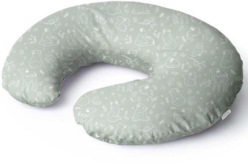 Niimo® Stillkissen Klein für Baby – Stillkissen in Halbmond Form | 15,5 x 39 cm, Bezug aus 100 % Baumwolle, OEKO-TEX® Standard 100, Atmungsaktiv & Waschbar, Ideal zum Stillen & Füttern