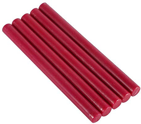 5 PCS Sealing Wax Sticks Multi-Color Cord Wick Sealing Wax For Postage Letter Retro Vintage Wax Seal Stamp (Color : Burgundy)