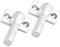 CaraLife Stauklappen Dreh Riegel 2er Set Chrom Vorreiber 5 mm Grundplatte