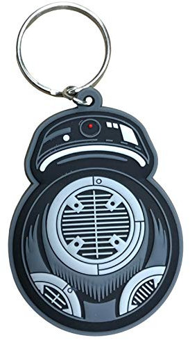 Star Wars Last Jedi-BB-9E Porte-clés en caoutchouc Multicolore 4,4 x 6 cm