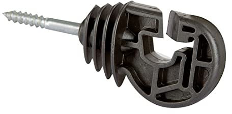 Kerbl Premium Kombi-Ringisolator Schwarz, HB, 35 Stück