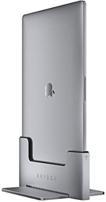 Brydge Space-Saving Laptop Stand | Vertical Docking Station Compatible with 16-inch MacBook Pro (2019 & 2020) 2 x Thunderbolt™ 3 Ports