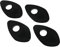 Simda Pro Motorrad Binker Adapterplatten Blinkerplatten Hochwertige CNC Aluminium Montageplatten Passend für (Honda CB/CBR/NC 700 X (SA0601)