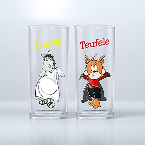 Äffle & Pferdle Trinkglas 2er-Set Teufele & Engele