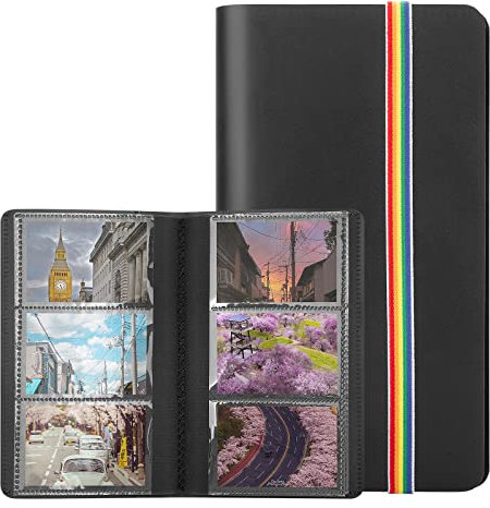 Yinke Fotoalbum 108 Taschen Kompatibel Mit Fujifilm Instax Mini 11 9 8 LiPlay/Instax Mini Link/Kodak Zink/Mini Shot/Polaroid Zink/HP Sprocket Fotopapier 3 Zoll Film