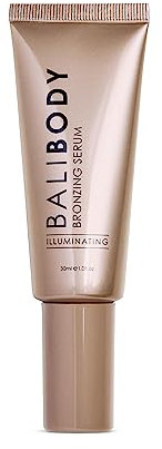 Bali Body Bronzing Serum | Warme Bronzetönung für das Gesicht, leichte tägliche Anwendung | angereichert mit Anti-Aging-Inhaltsstoffen, die alle Hauttypen nähren, vegan, tierversuchsfrei, hergestellt