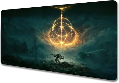 Elden Ring Gaming Mouse Pad - Large Rubber Soft Surface Desk Mat, Laptop Protector, Non-Slip Base (90cm*40cm)