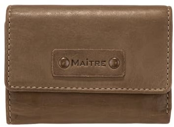 Maitre - Steinbach Ilsebill Geldbörse, Unisex Portemonnaie aus Leder, Kleingeldbörse Grün