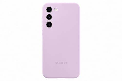 Samsung Silicone Smartphone Case EF-PS916 für Galaxy S23+, Handy-Hülle, Silikon, Kratzfest, Schlankes Design, Lavender