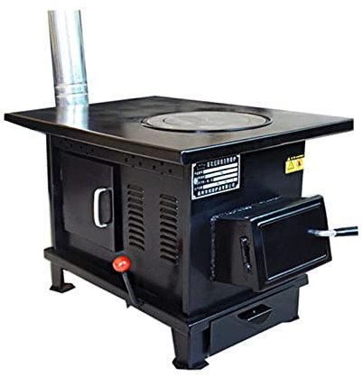 Estufa de leña Estufa de calentamiento villa Interior Madera y carbón Biomasa Partícula Supervivencia Leña Quema Sistema de cocina Gasificador Calentador doméstico Estufa de camping