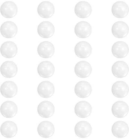 QUARKZMAN 28 Stück Keramiklagerkugeln, Durchmesser 3mm, ZrO2 Zirkoniumoxid Vollkugeln G10 Präzisionskugeln, weiß